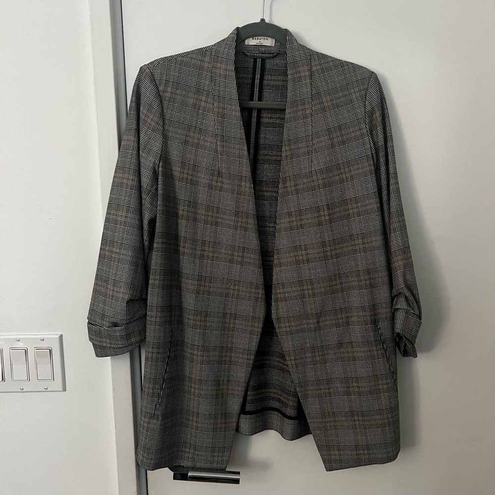Babaton Plaid Blazer